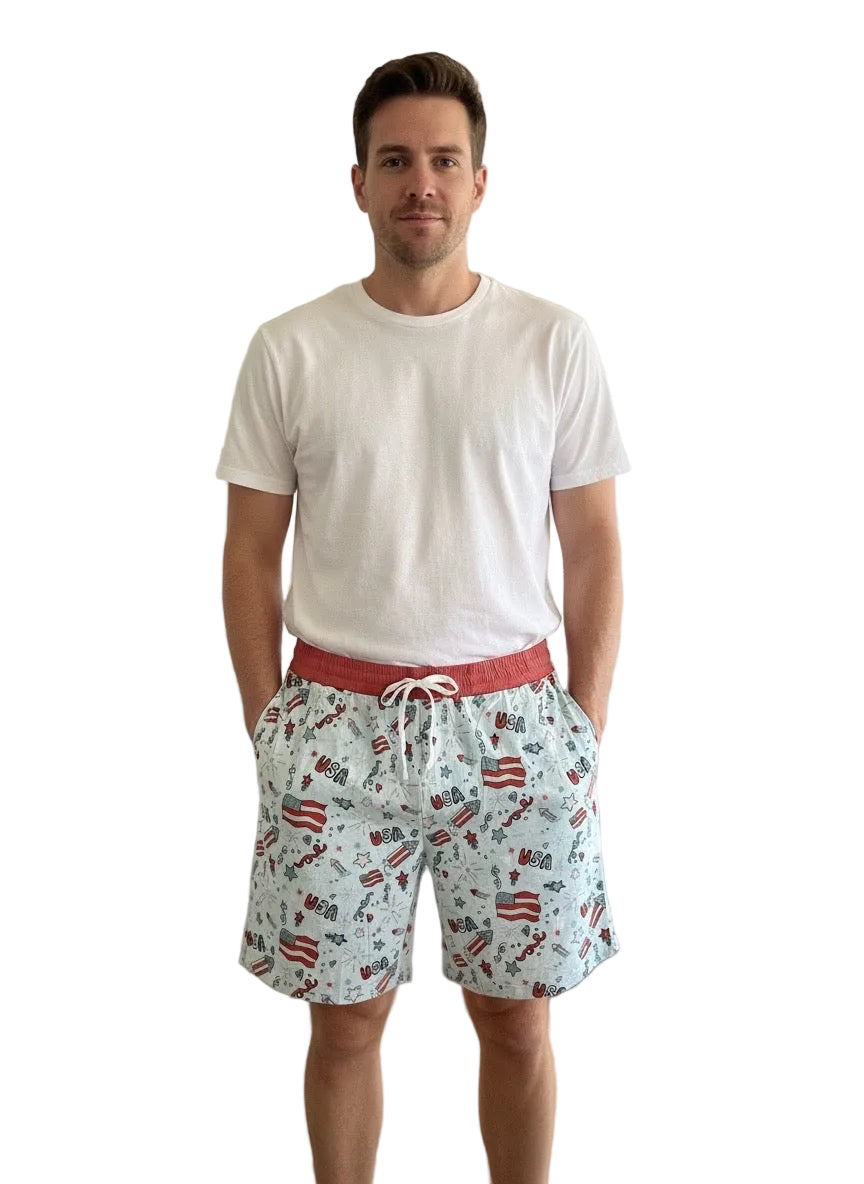 Little Firecracker Mens Shorts