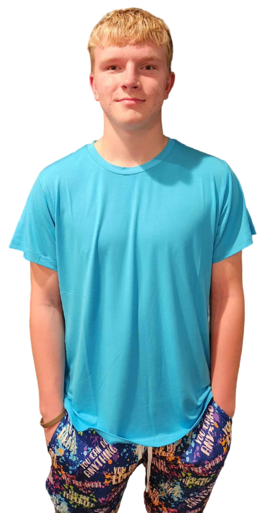 Plain Blue Bamboo T-Shirt