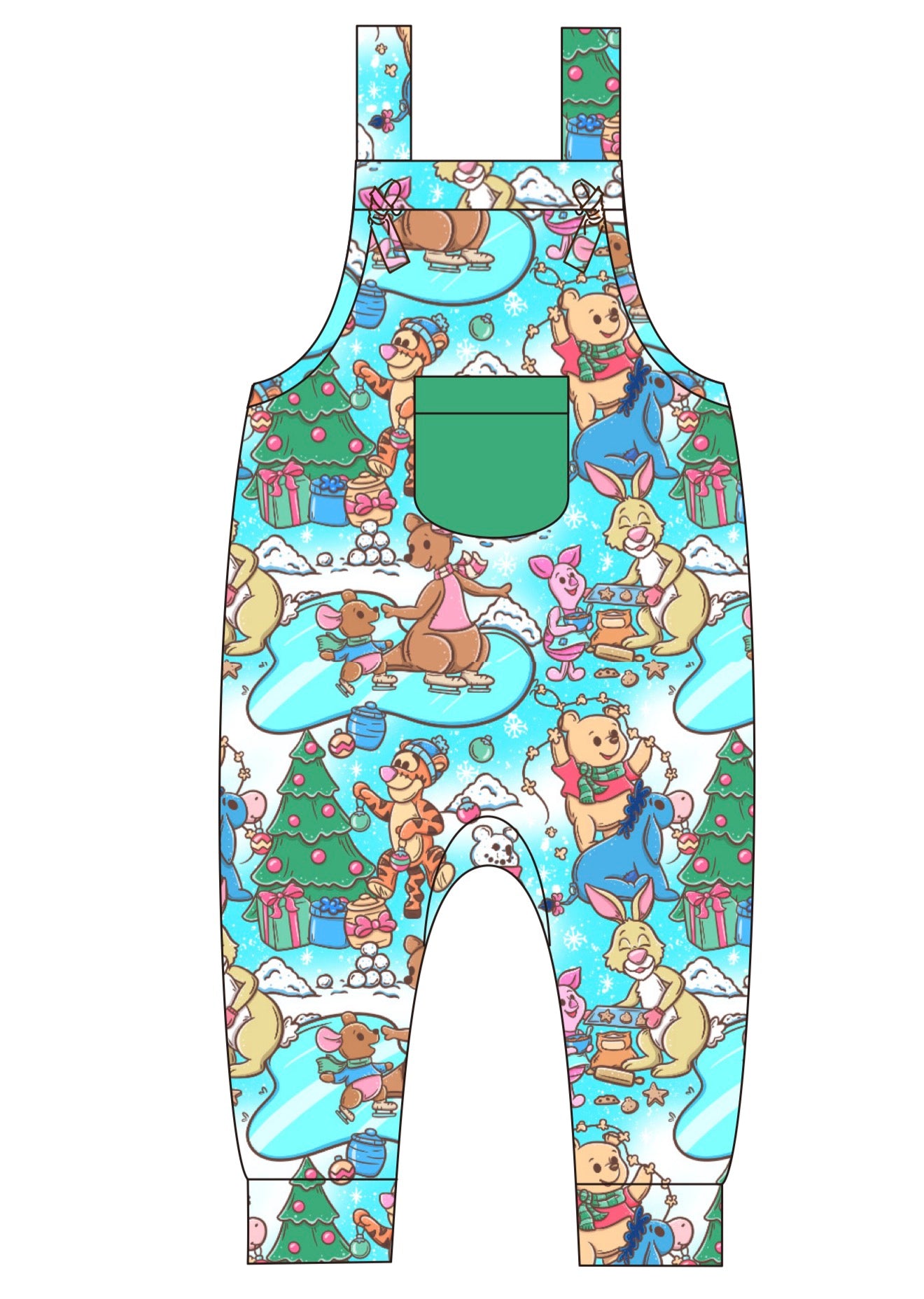 Bear and Friends Christmas Overalls *LIMITED EDITION*