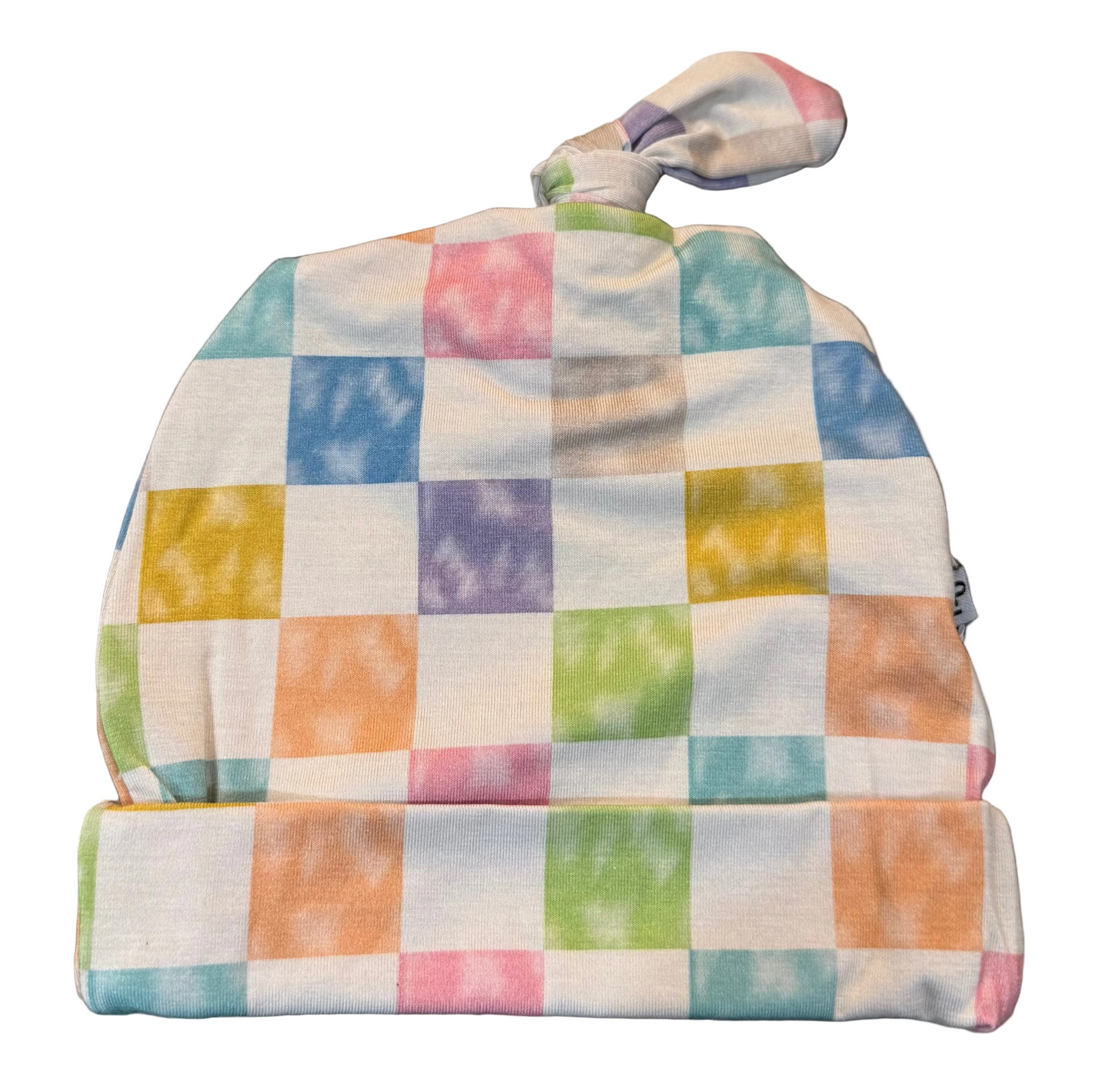 Spring Checks Bamboo Infant Hat