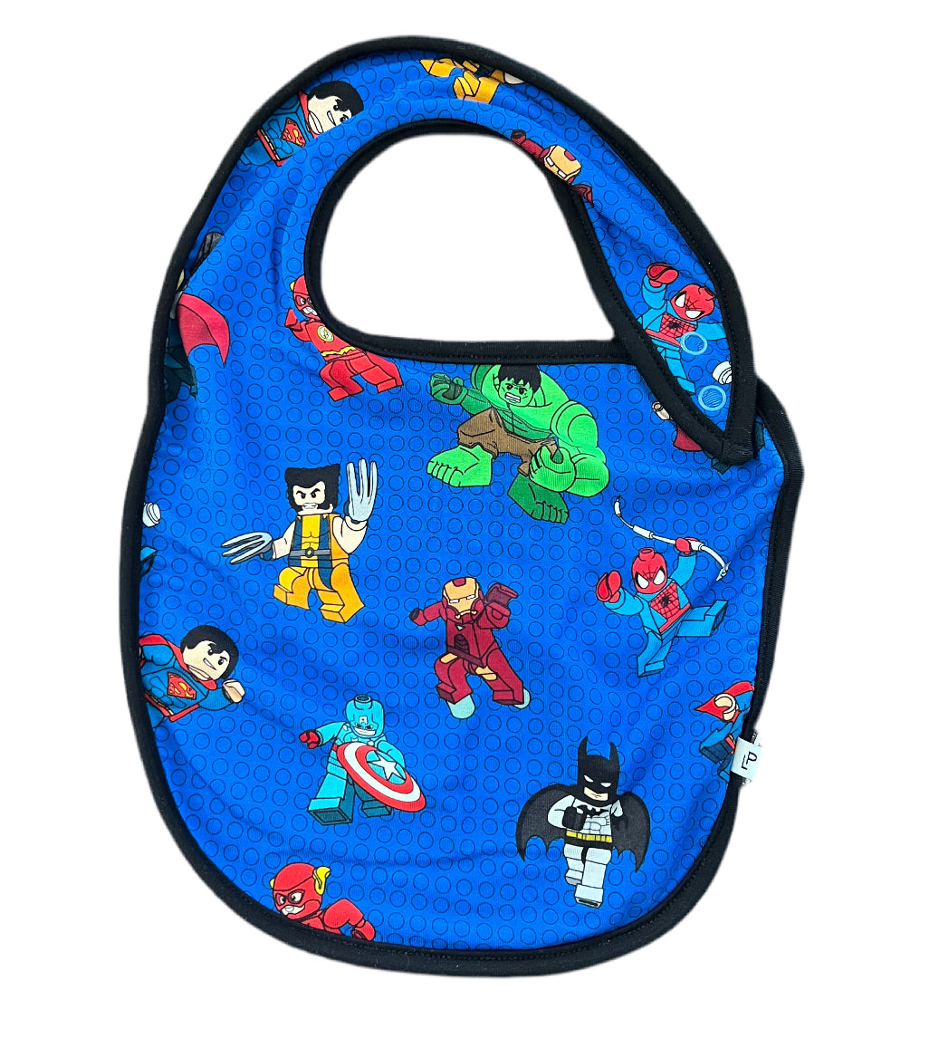 Block City Heroes Bib