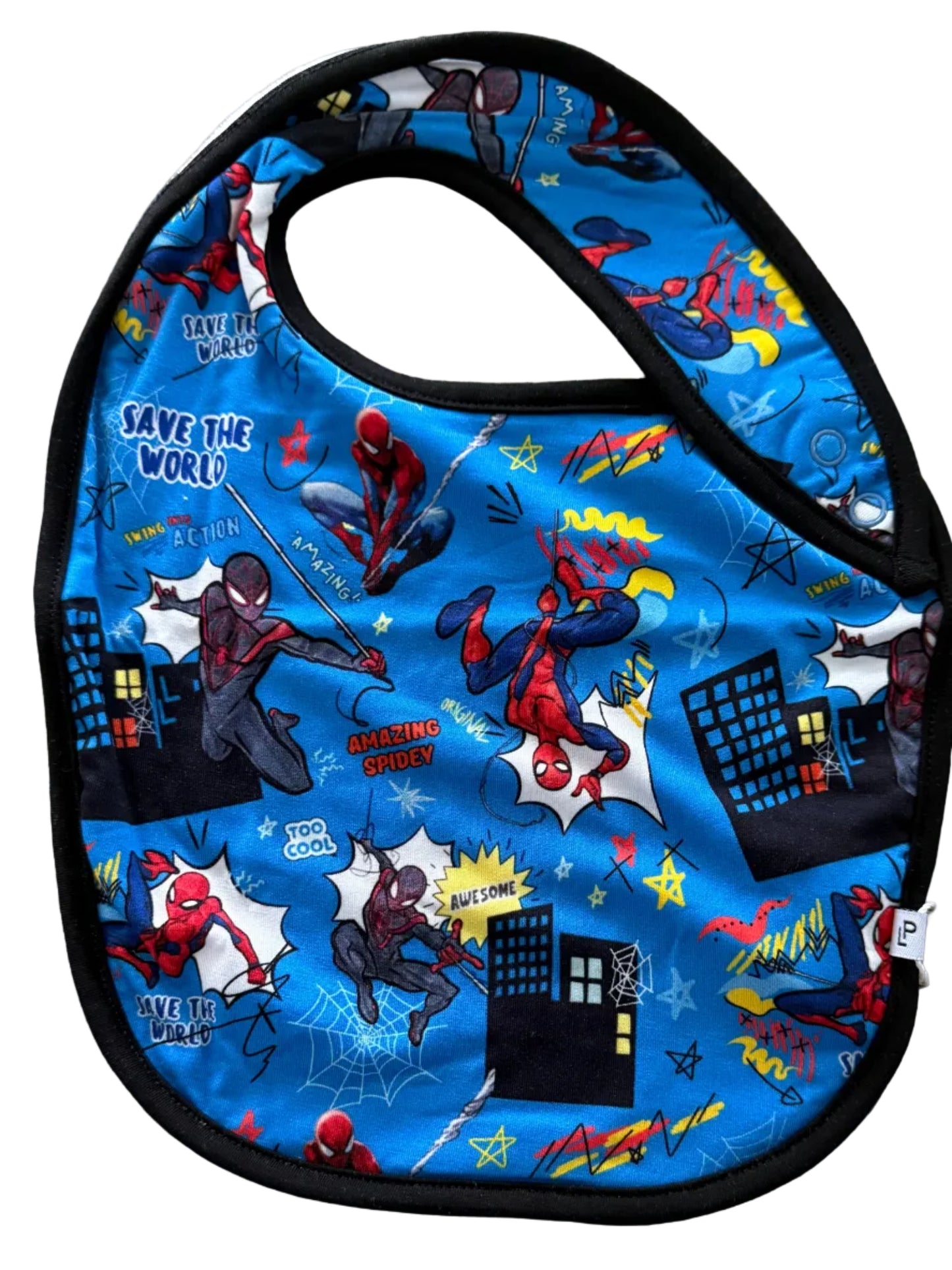 Hero in the City Bamboo Bib