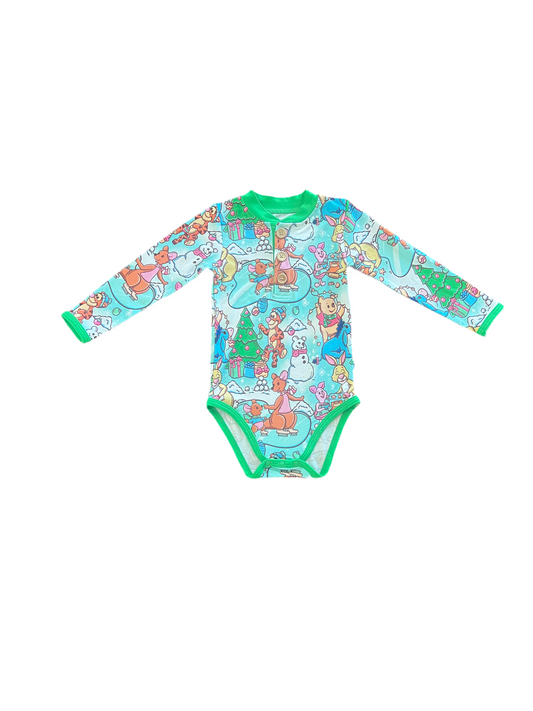 Bear and Friends Christmas Long Sleeve Onesie * NEW ITEM*
