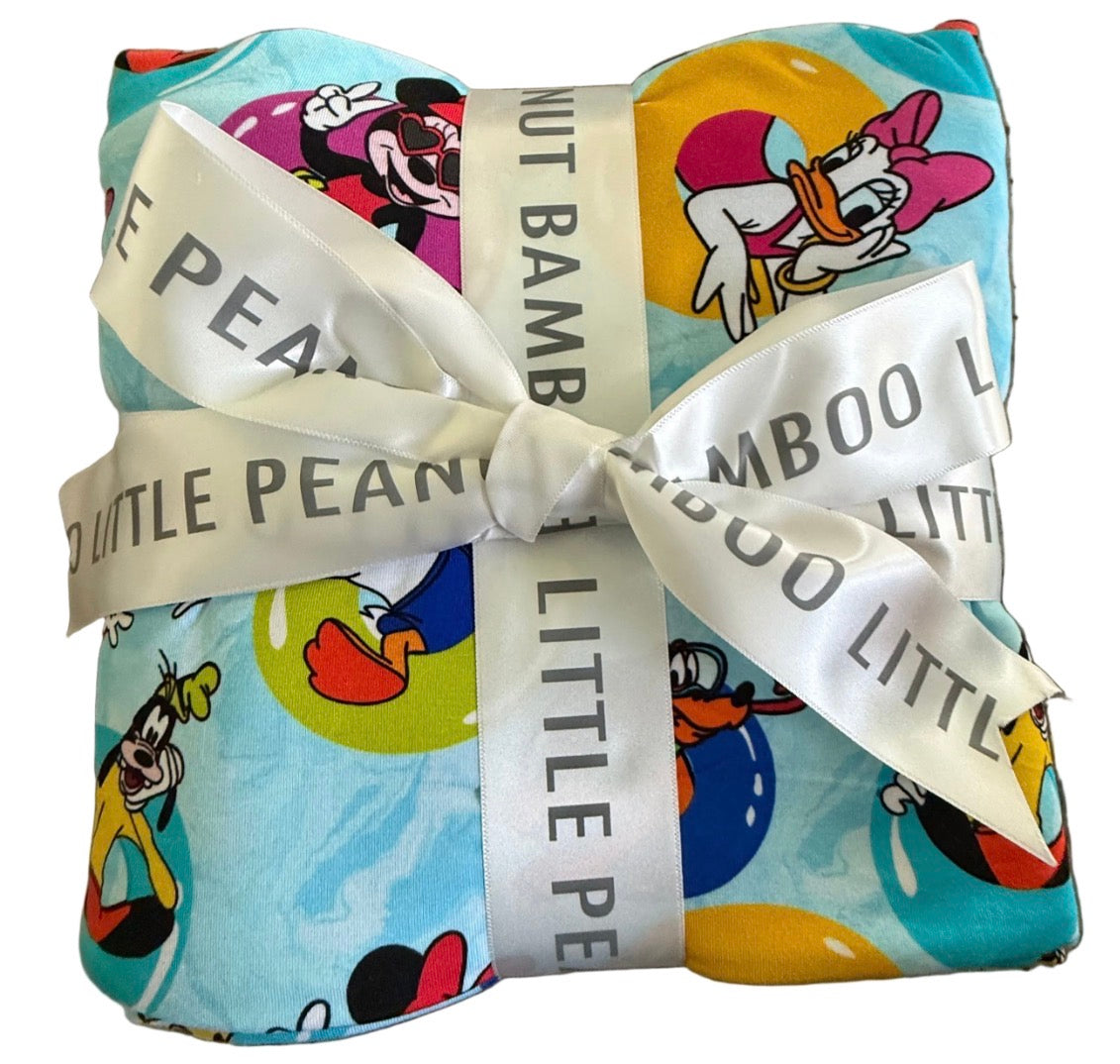 Floatie Friends Double Layered Bamboo Blanket 50x50