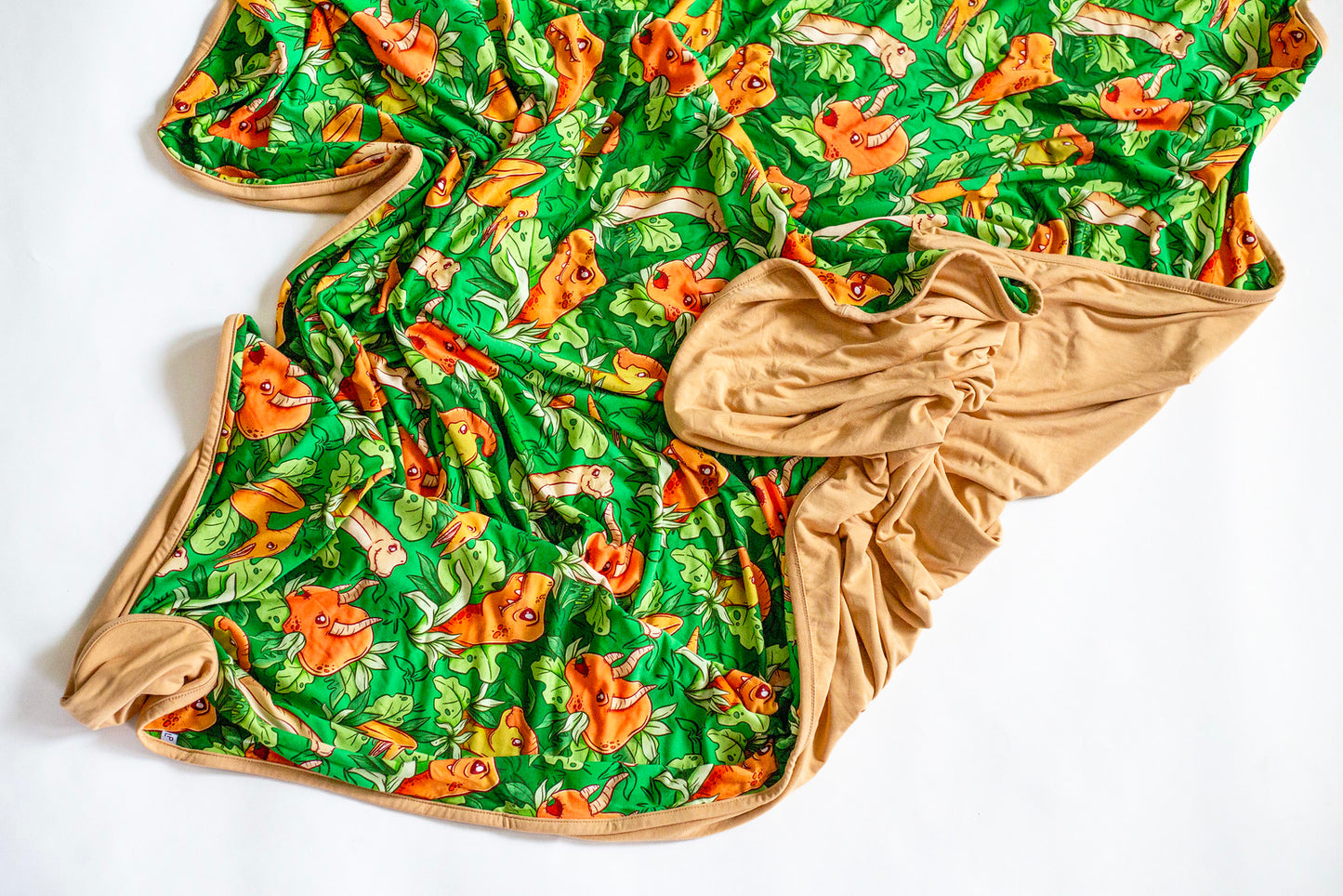 Dinos Double Layered Bamboo Blanket 50x50