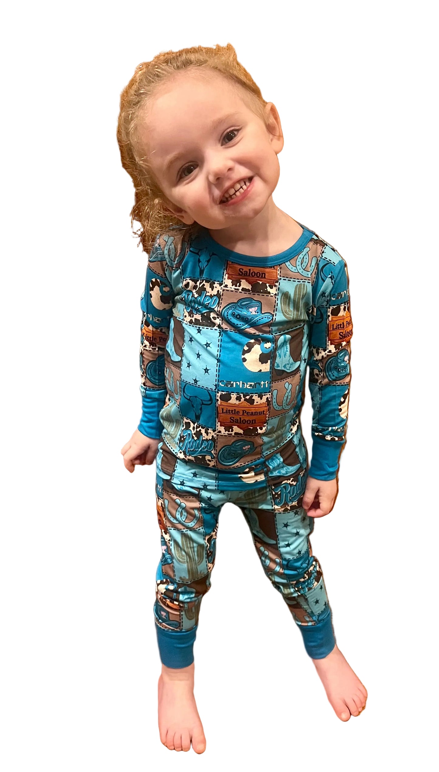 Little Peanut Saloon Two Piece Pajama
