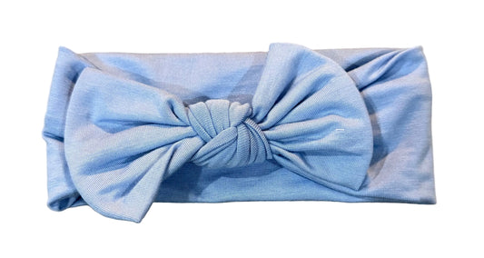 Blue Solid Child Bow
