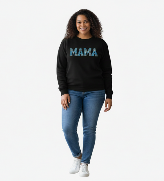 Little Peanut Saloon MAMA Crewneck Sweatshirt