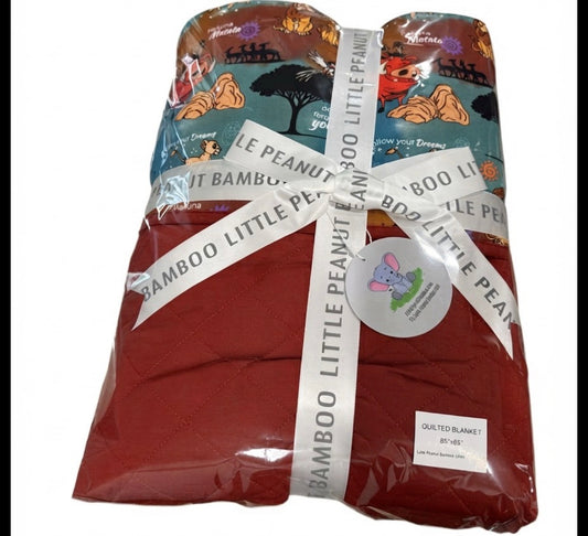 Hakuna Matata 65x85 French Terry Quilted Blanket