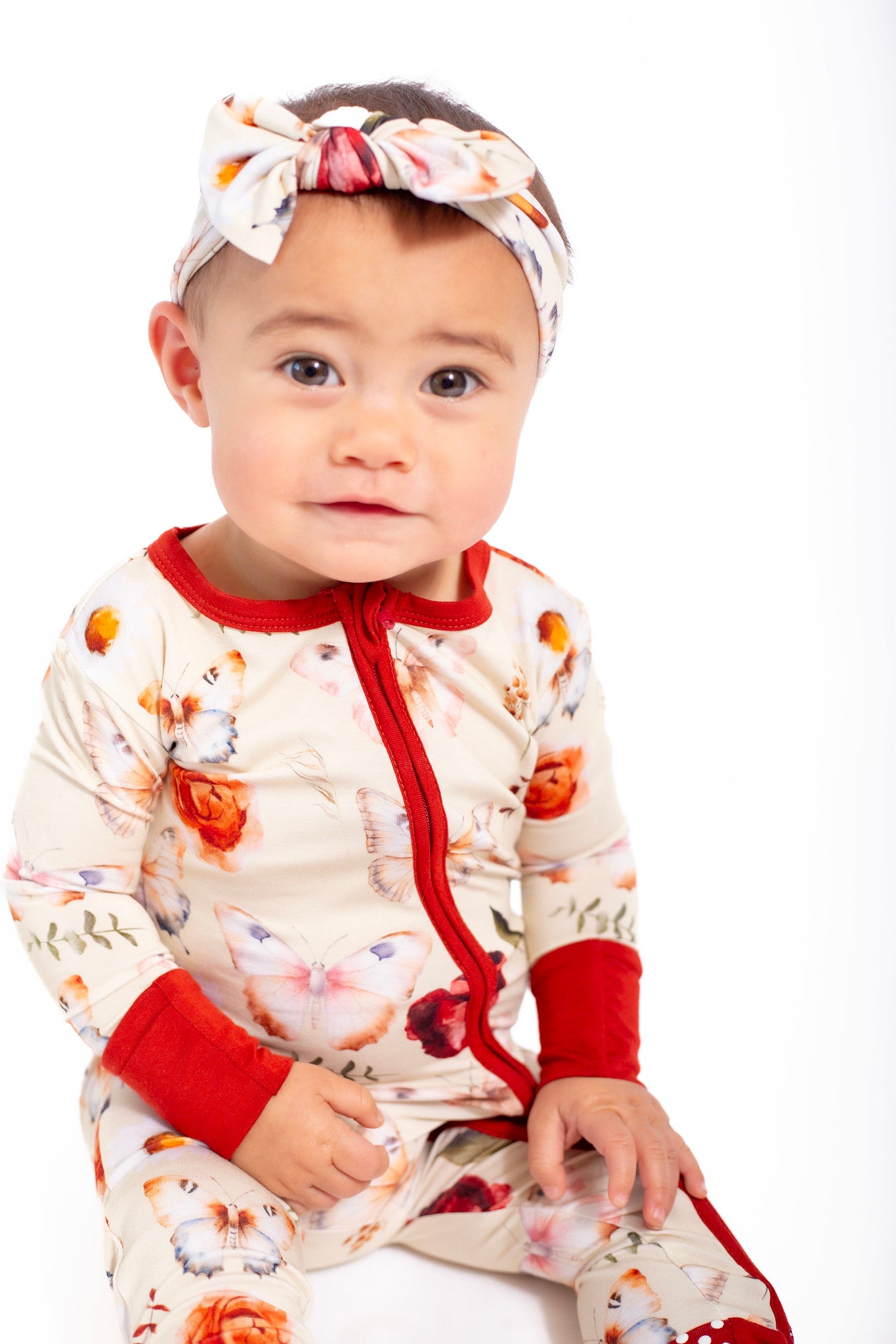 Fall Floral Child Bow