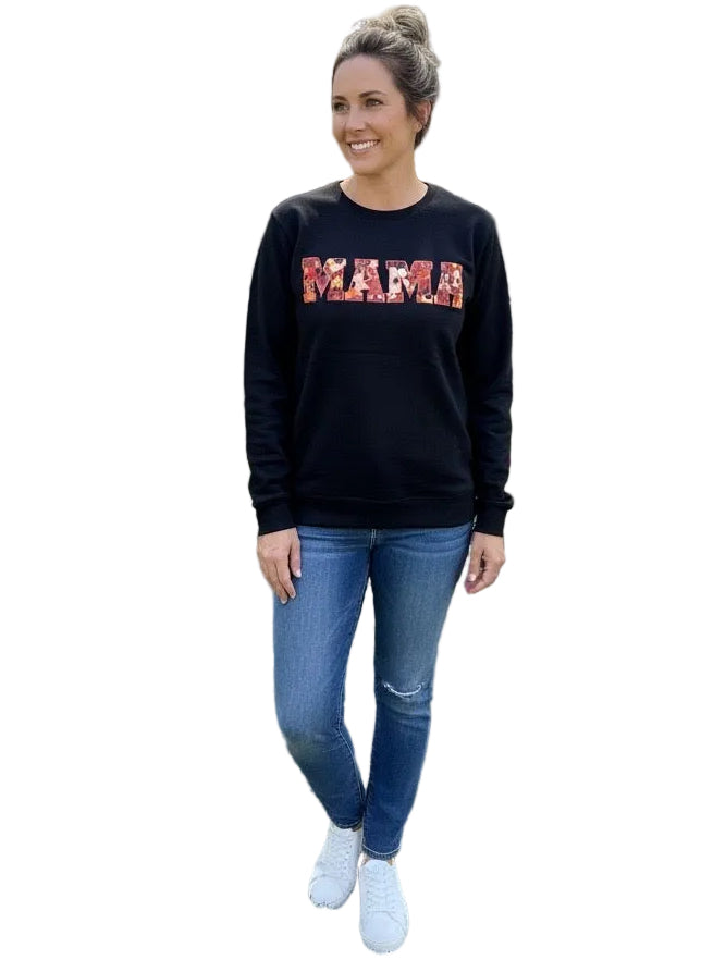 Autumn Bloom MAMA Crewneck
