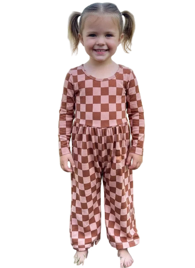 Pumpkin Spice Long Sleeve Romper