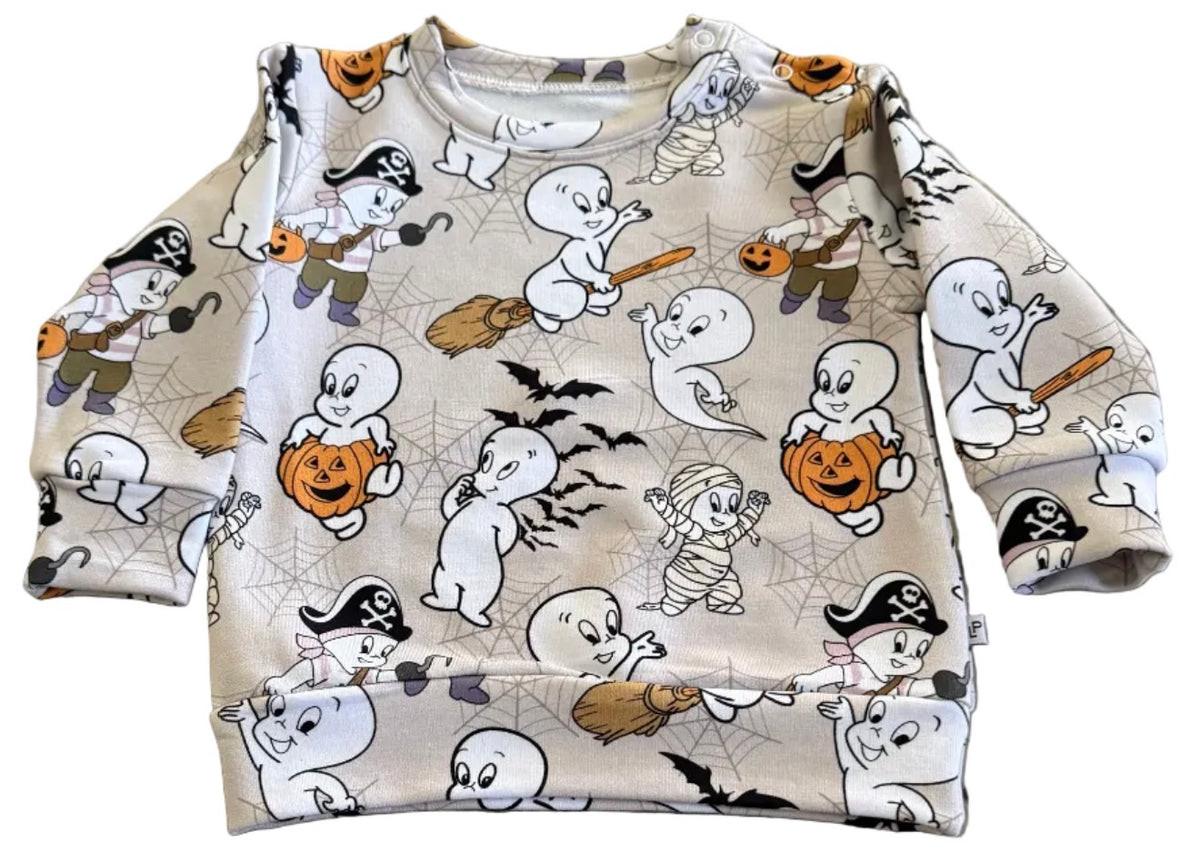 Friendly Ghost French Terry Child Crewneck
