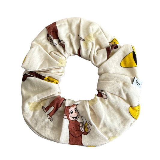 Monkey on the Loose Bamboo Scrunchie