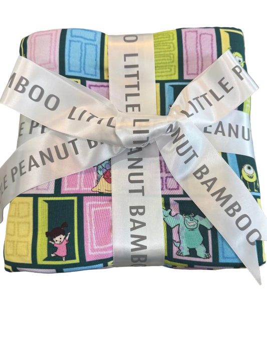 Little Monsters Double Layered Bamboo Blanket 50x50