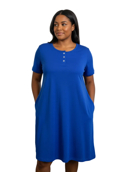 Deep Navy Blue Woman’s Dream Dress