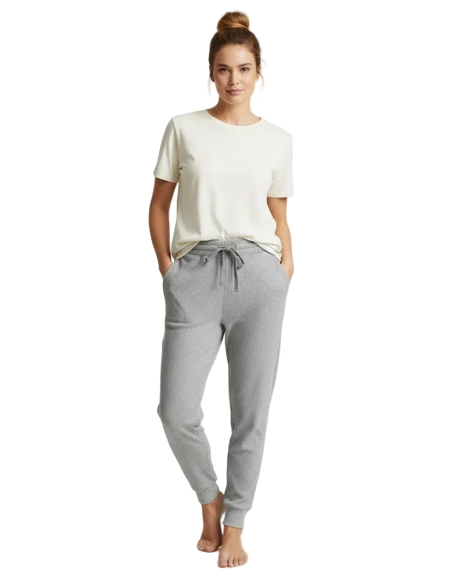 * NEW * Grey Ribbed Joggers