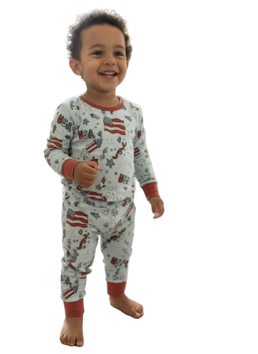 Little Firecracker Two Piece Pajama