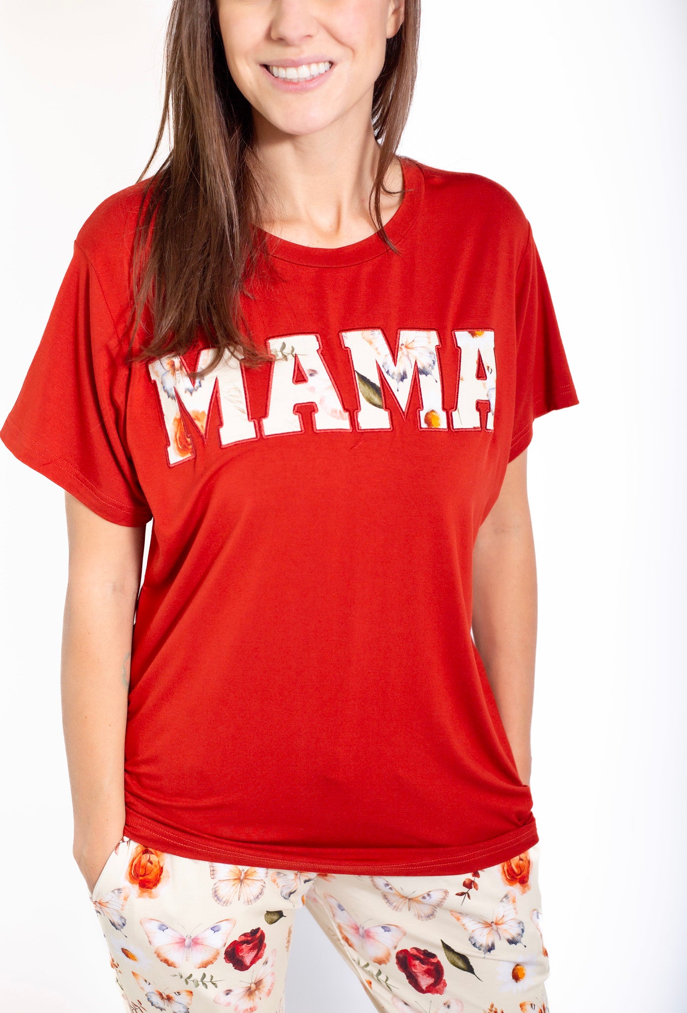 Fall Floral MAMA T-Shirt