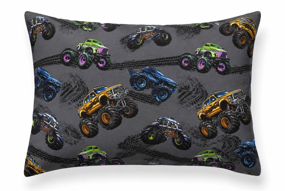 Monster Jammin’ Standard Single Pillowcase