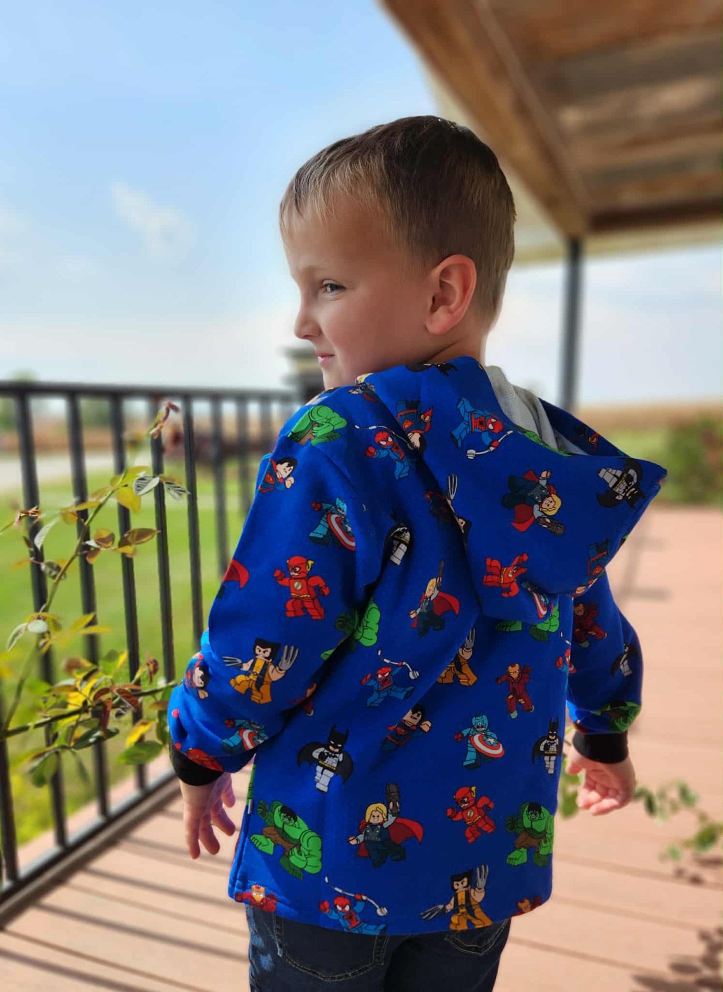 Block City Heroes Child Hoodie Lounge Sweatshirt