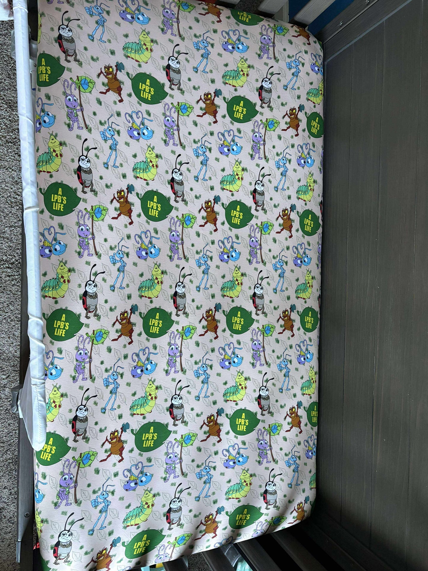 A LPB's Life Fitted Crib Sheet
