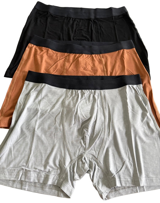 *NEW* Mens Bamboo Boxer Briefs 3pk