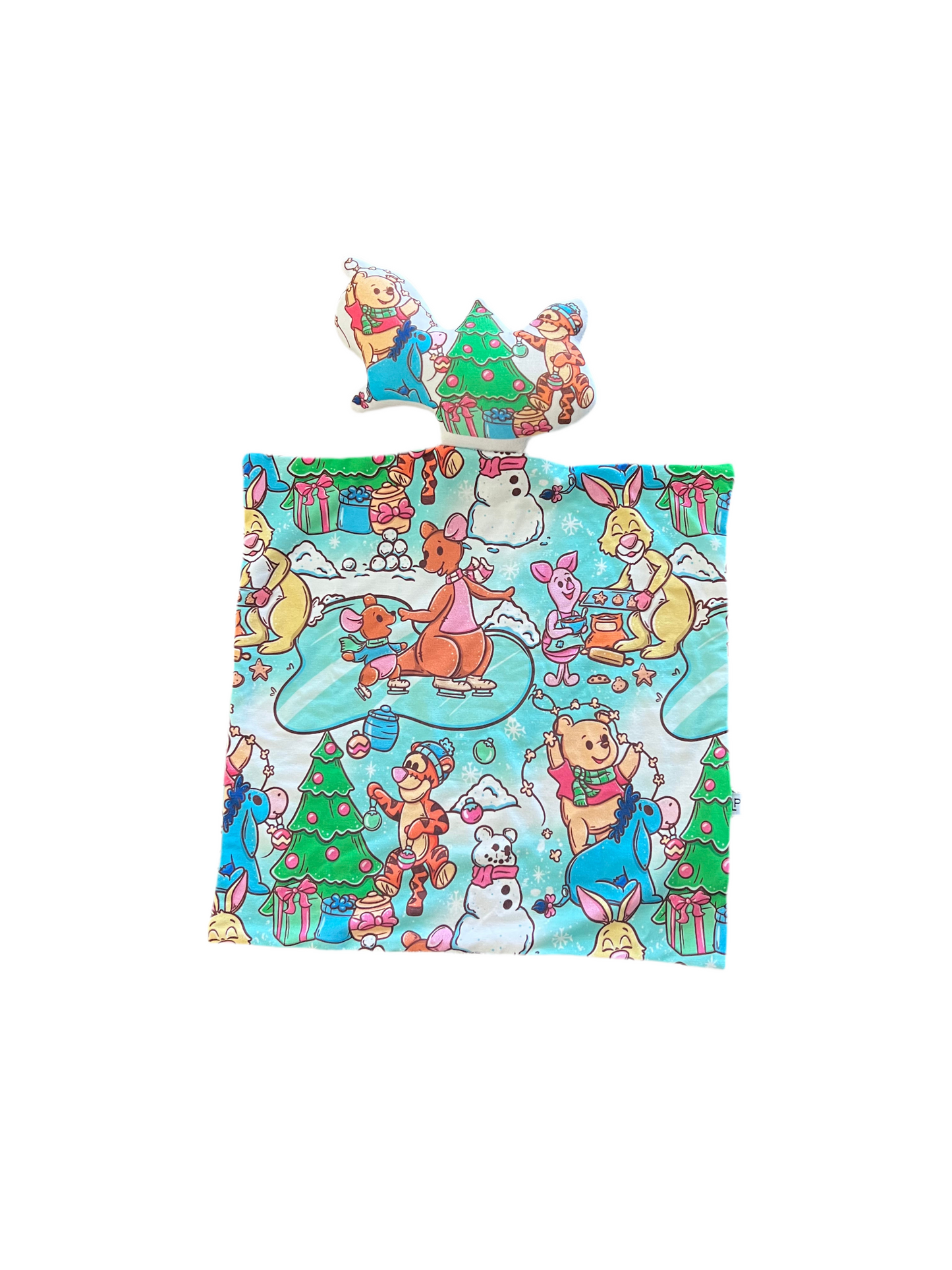 Bear and Friends Christmas Large Pillow Puppet Lovey