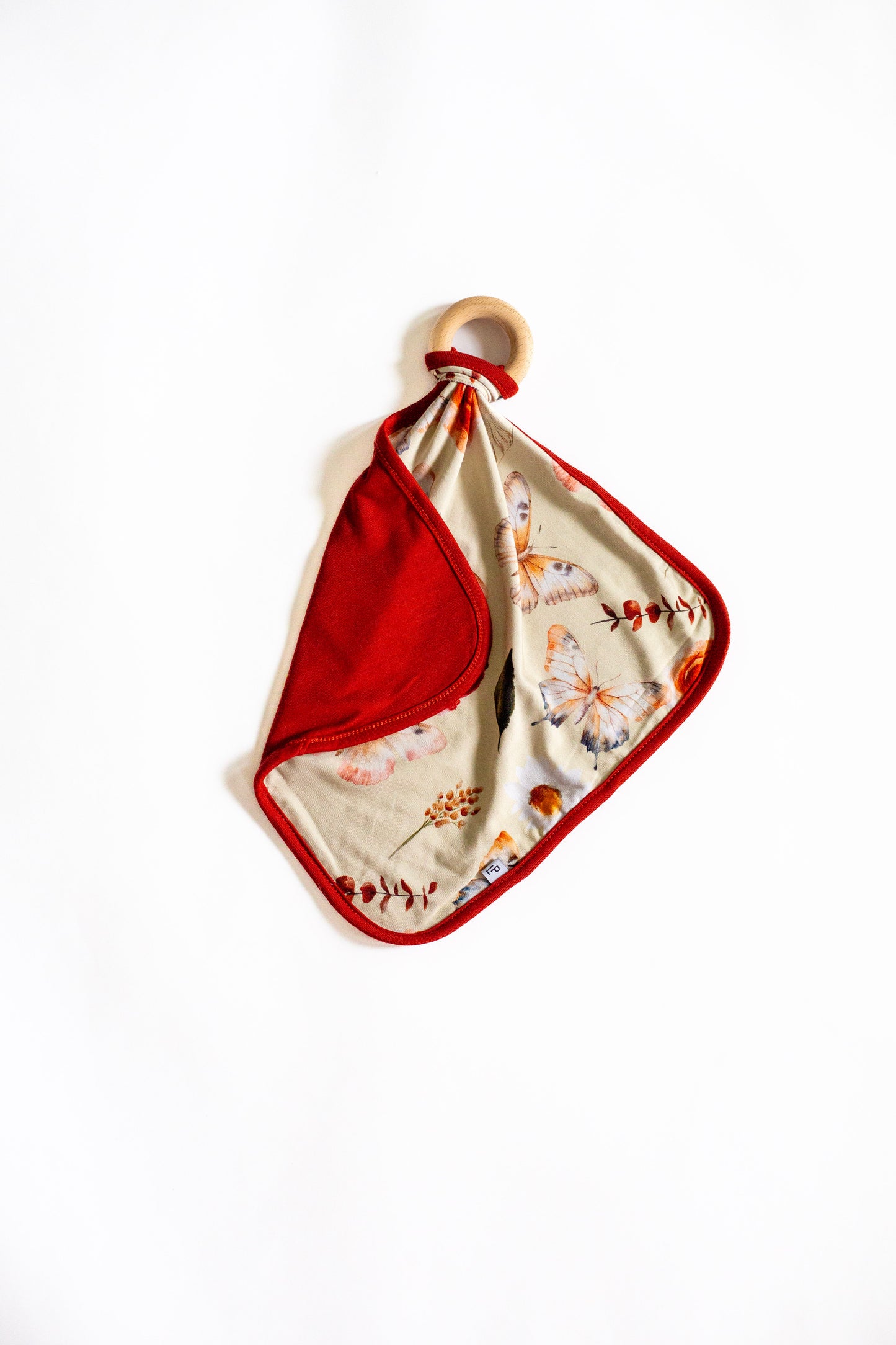 Fall Floral Wooden Ring Lovey