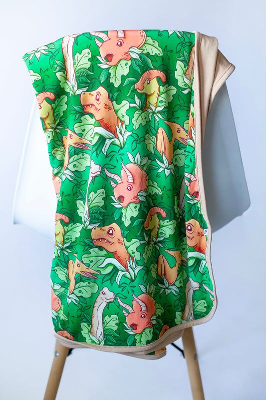 Dinos Double Layered Bamboo Blanket 50x50