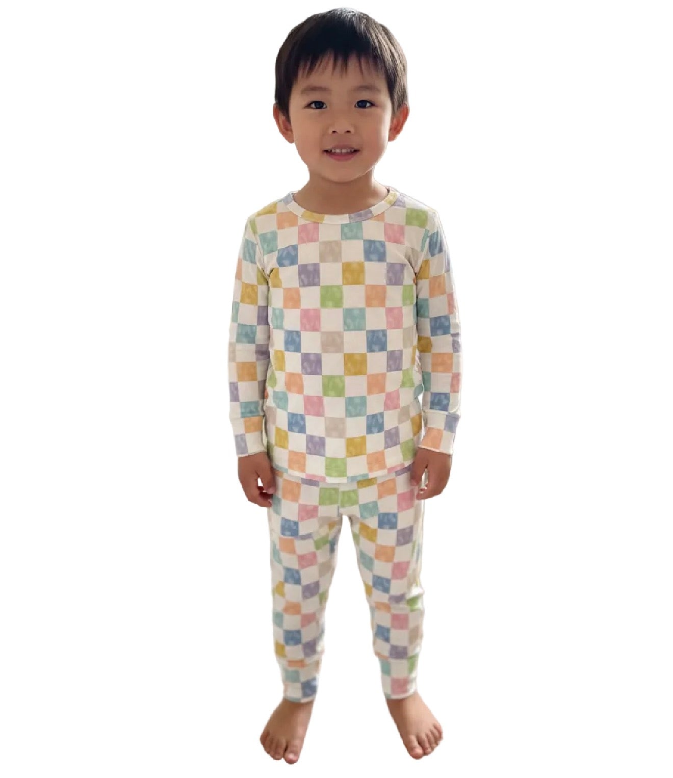 Spring Checks Two Piece Pajama