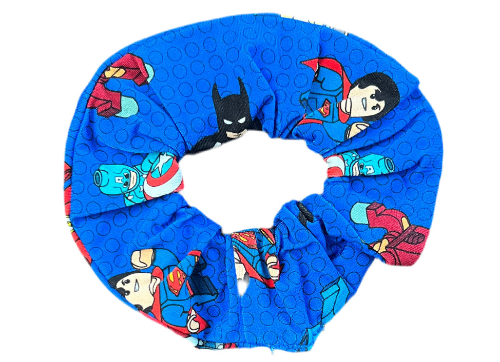 Block City Heroes Bamboo Scrunchie