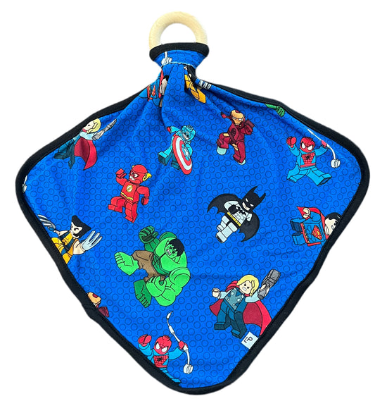 Block City Heros Wooden Ring Lovey