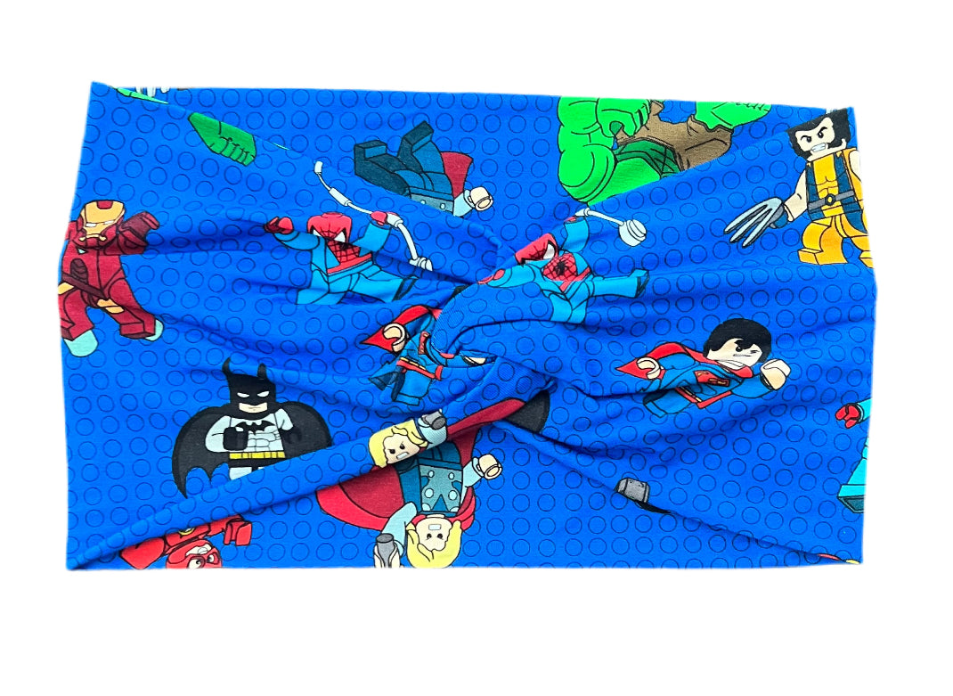 Block City Heroes Adult Headband