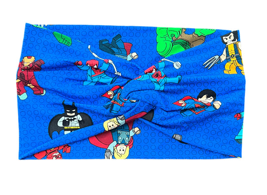 Block City Heroes Adult Headband