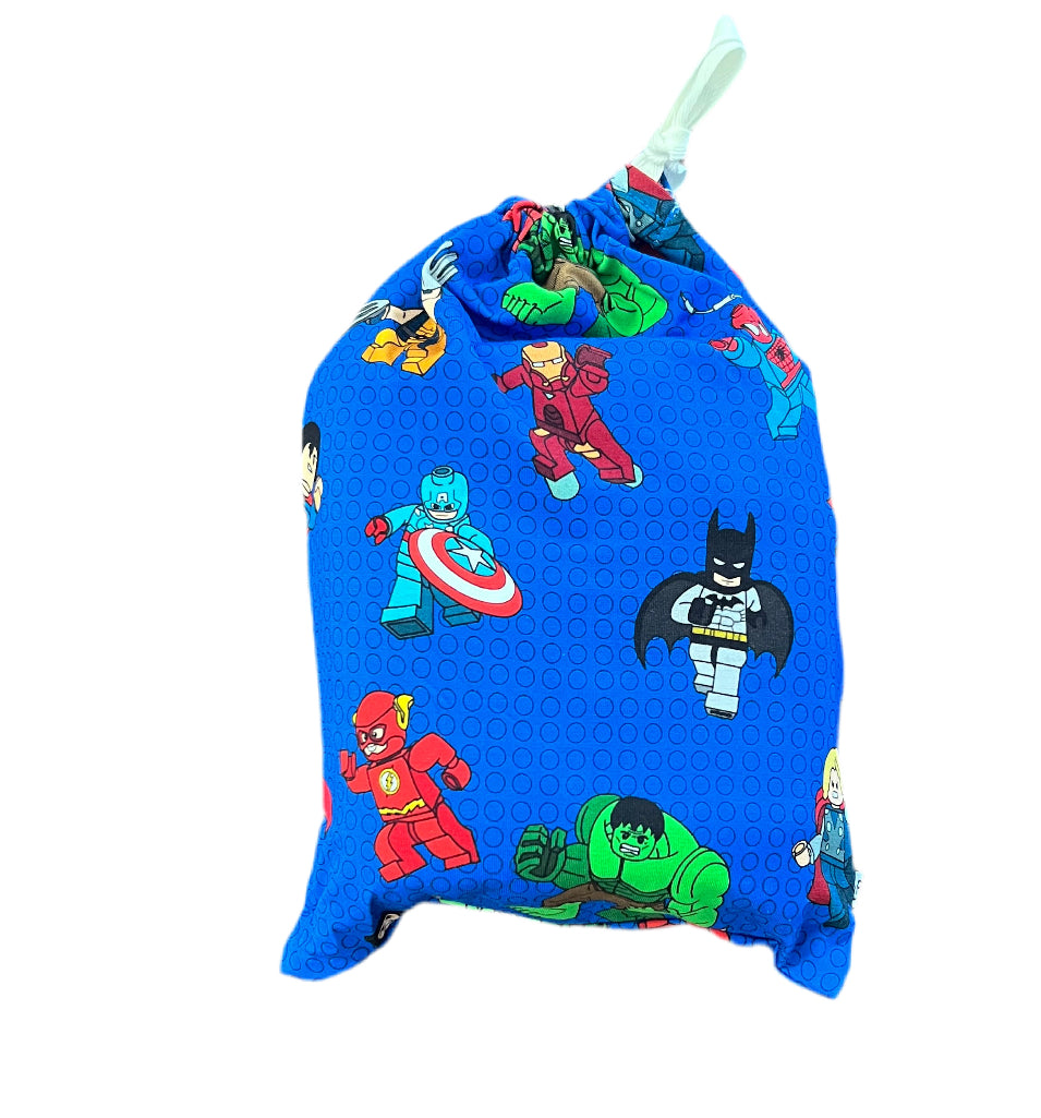 Block City Heroes Fitted Crib Sheet