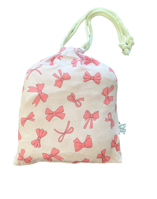Bows Fitted Crib Sheet