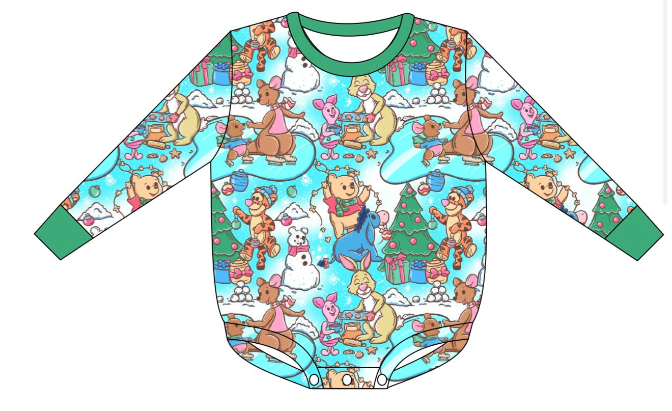 Bear and Friends Christmas Long Sleeve Bubble *Limited Edition*