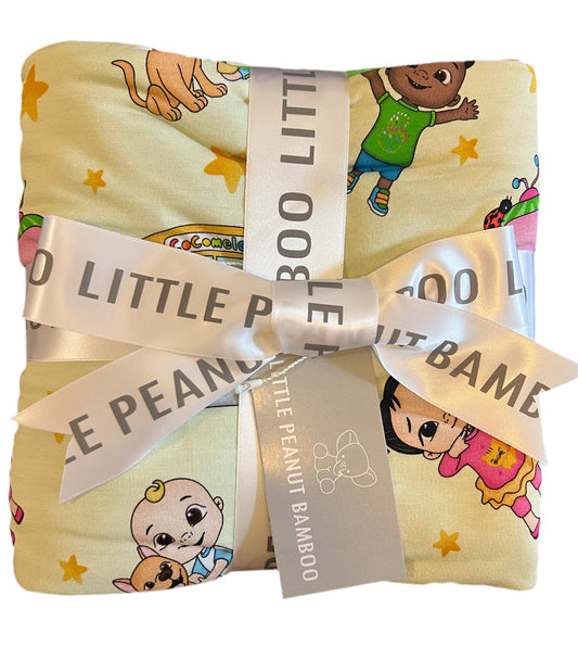 Bus Buddies Double Layered Bamboo Blanket 50x50