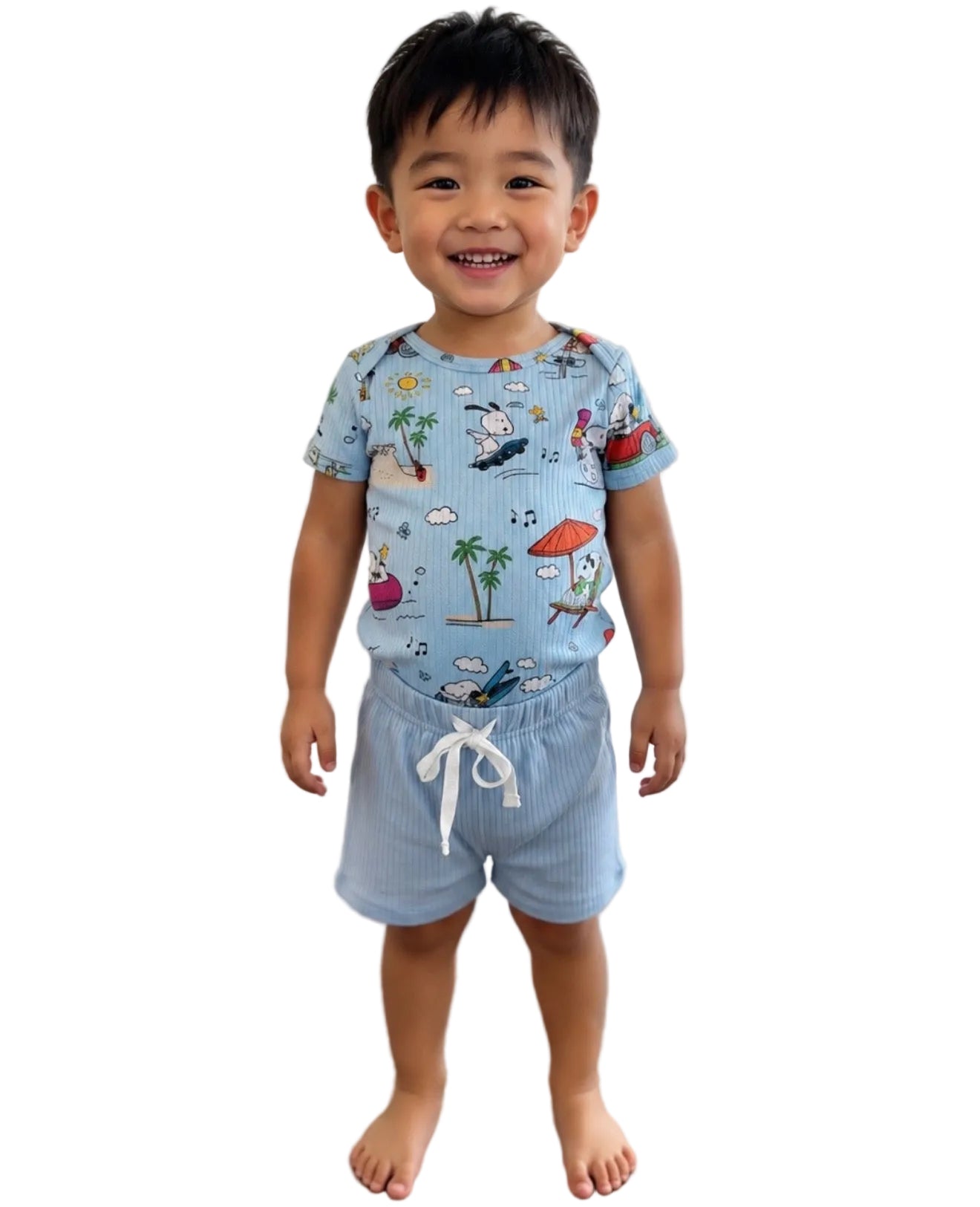 Snoop Dawgg Ribbed Onesie and Short Set