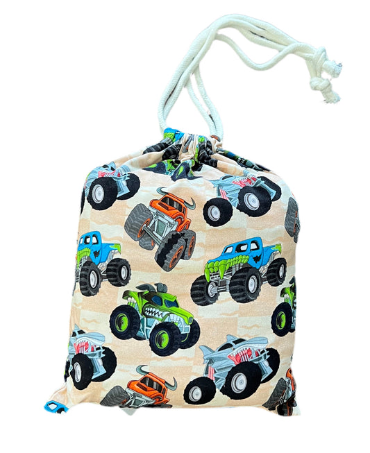 Monster Trucks Fitted Crib Sheet