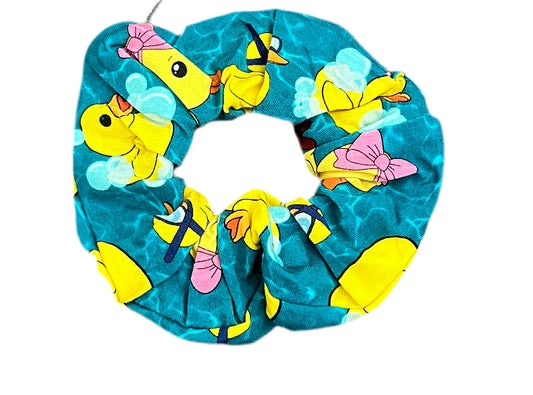 Duckies Bamboo Scrunchie