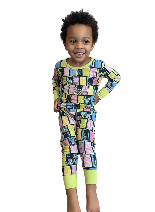 Little Monsters Two Piece Pajama