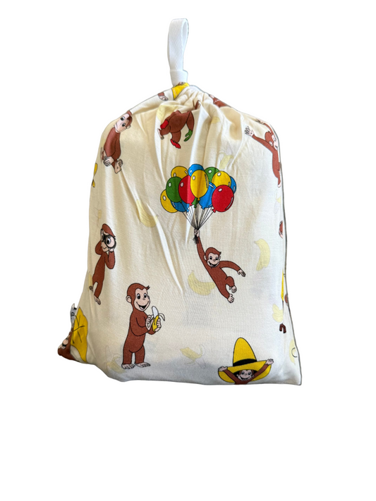 Monkey on the Loose Fitted Crib Sheet