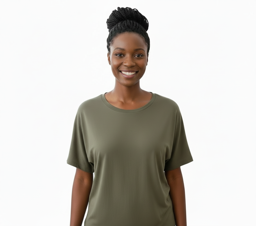 Plain Olive Bamboo T-Shirt