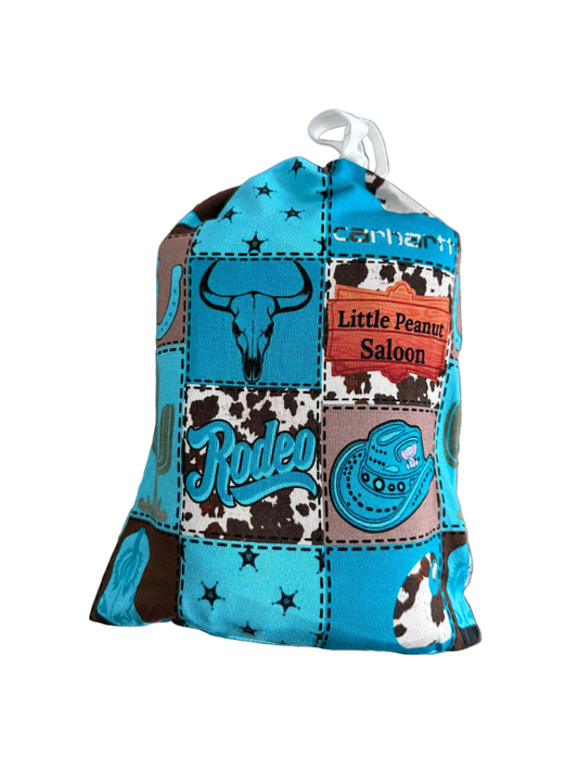 Little Peanut Saloon Fitted Crib Sheet