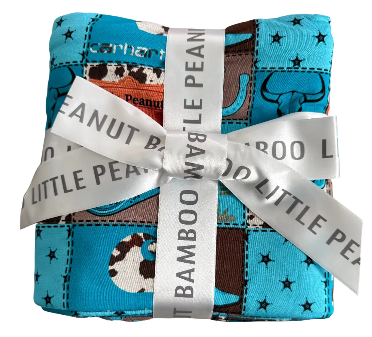 Little Peanut Saloon Double Layered Bamboo Blanket 50x50