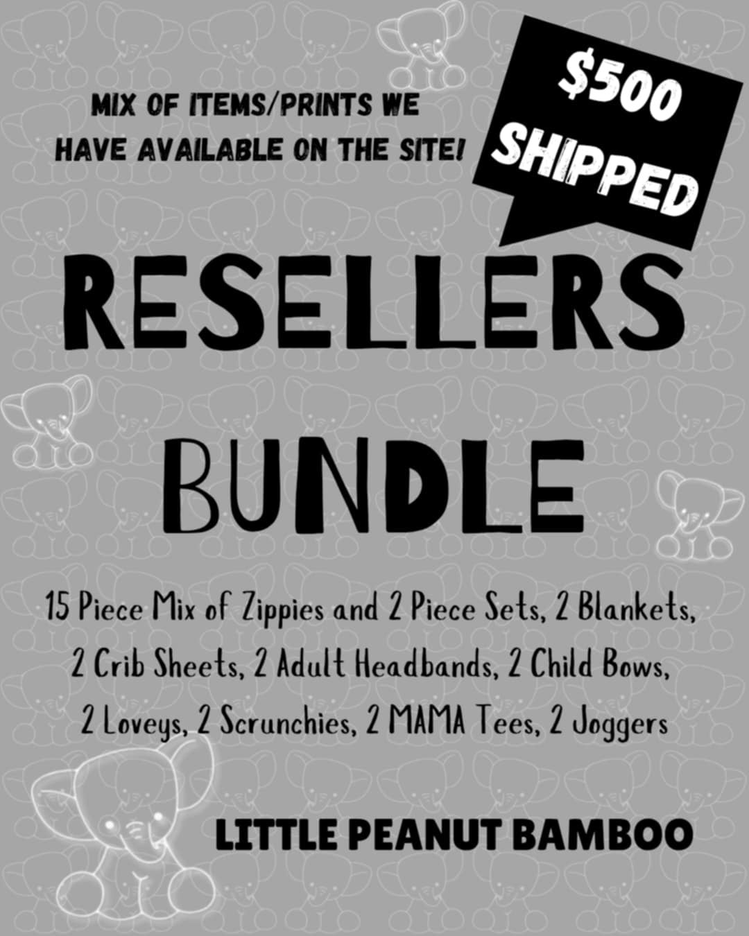 Reseller Bundles- Do Not Use A discount code when purchasing please!
